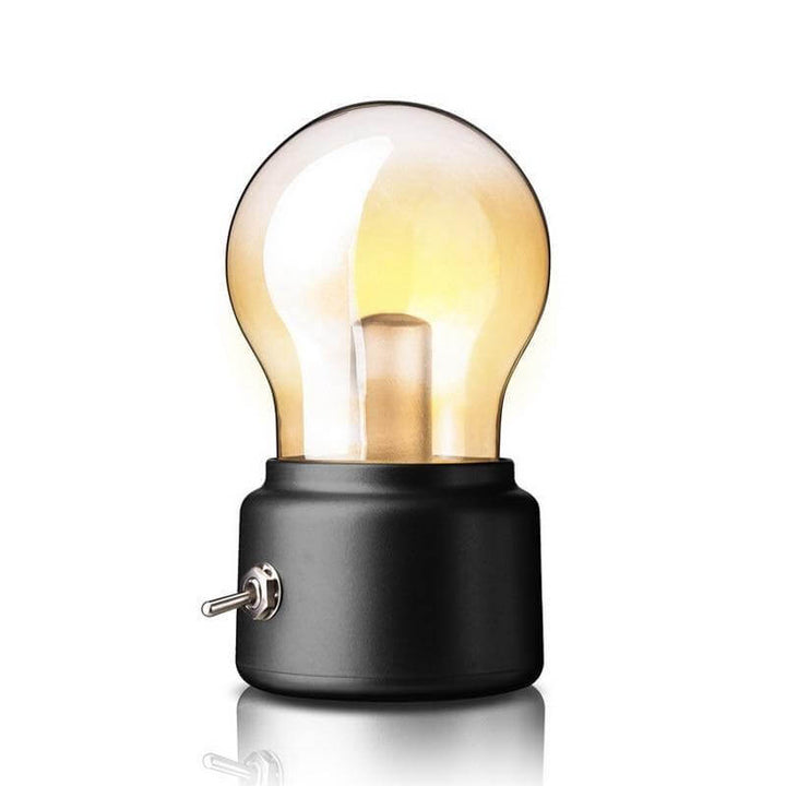 Vintage Light Bulb Table Lamp