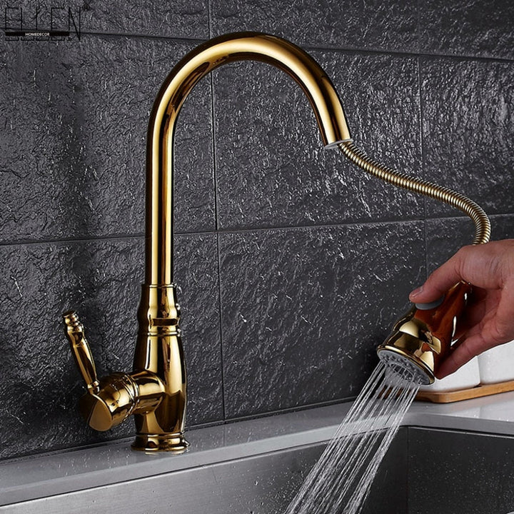 Ashby - Retractable kitchen faucet