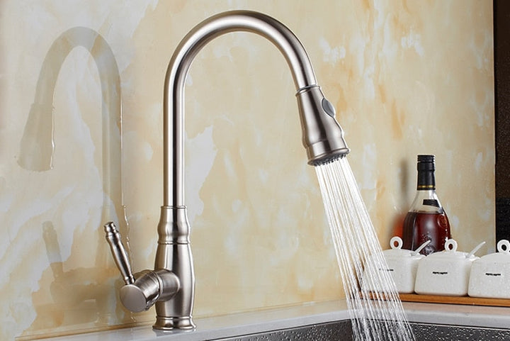 Ashby - Retractable kitchen faucet
