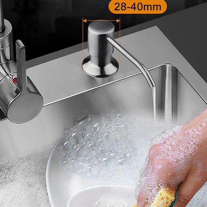 Wall-mounted soap dispenser