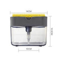 Wall-mounted soap dispenser