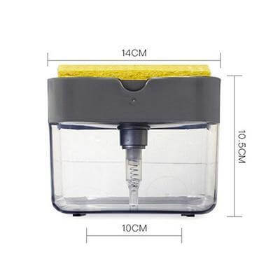 Wall-mounted soap dispenser