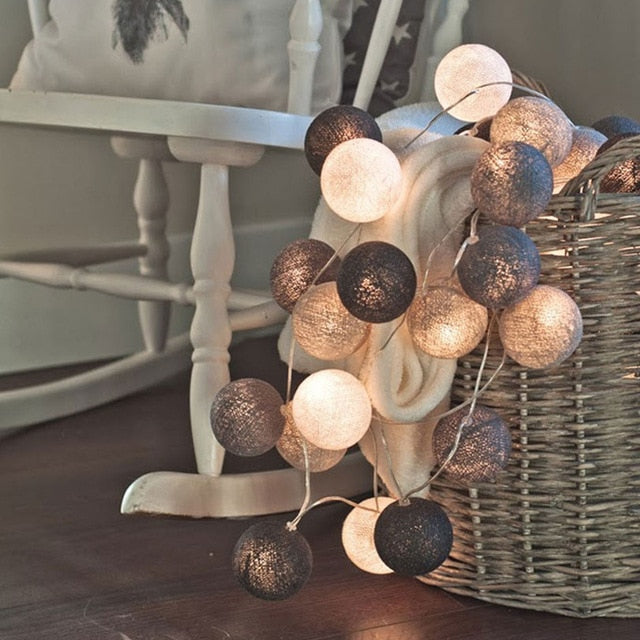 Ballton - Cotton glowing ball swing | Various color combinations