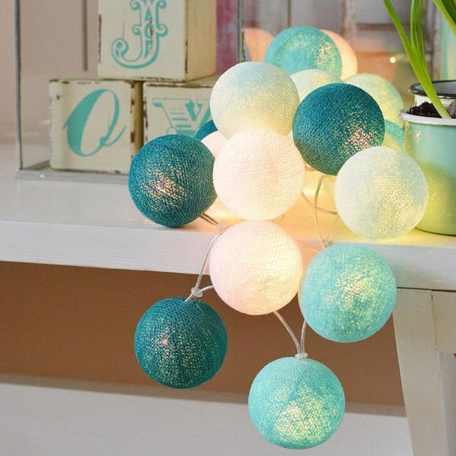 Ballton - Cotton glowing ball swing | Various color combinations