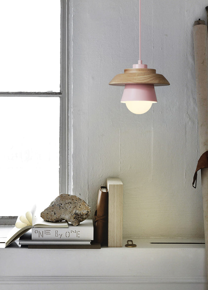 Modern Nordic Wooden Pendant Light