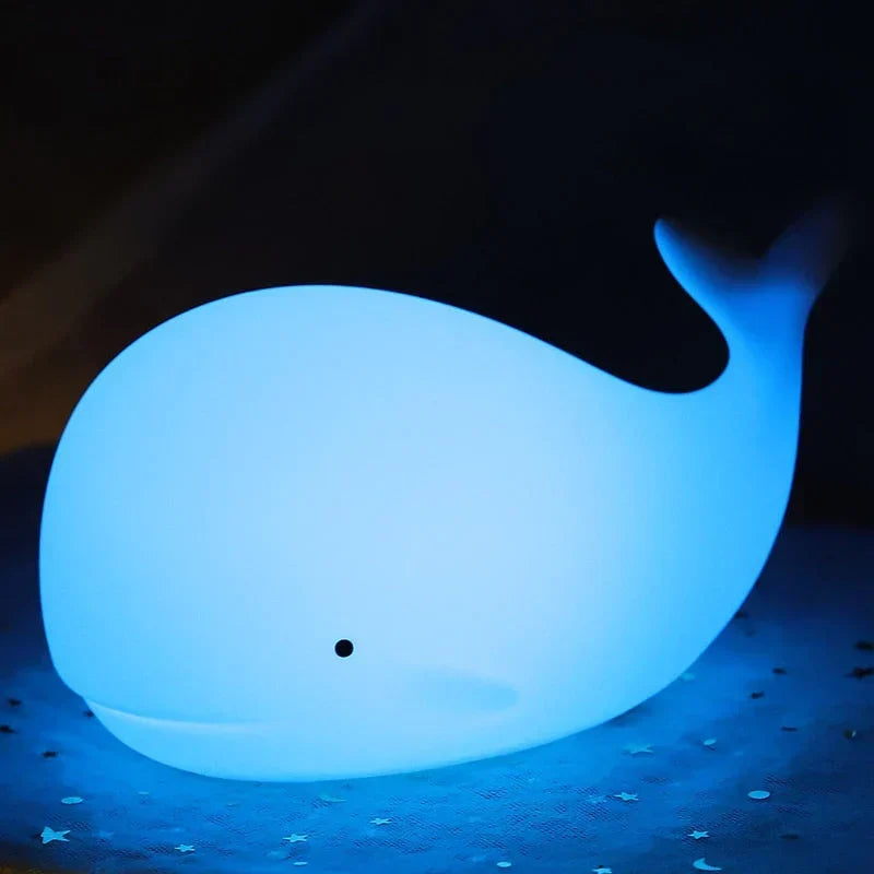 Cute Whale Night Light with color Changing - GlowWhale