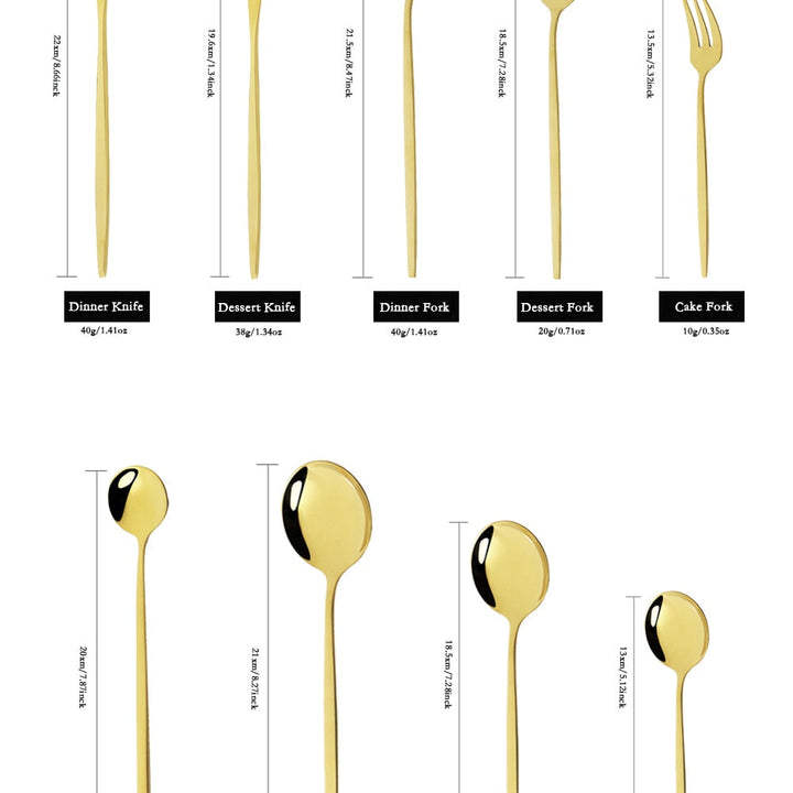 24-piece cutlery set