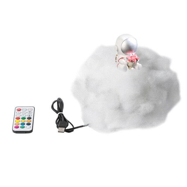 Astronaut colorful Clouds Night Light |
