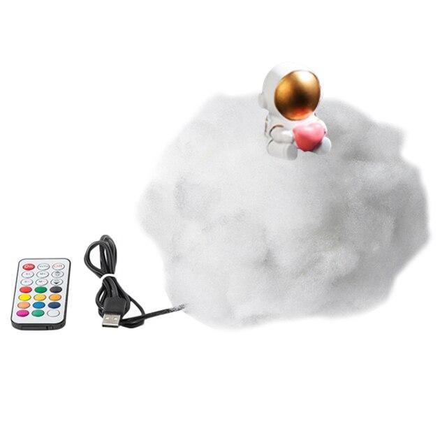 Astronaut colorful Clouds Night Light
