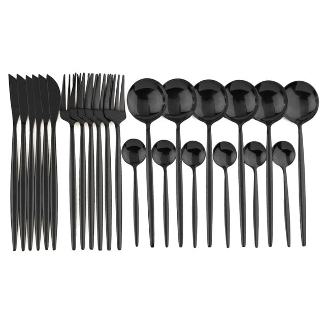 24-piece cutlery set