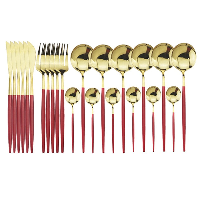 24-piece cutlery set
