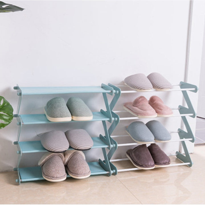 Minimal Z Adjustable Desk Organizer and Shoe Rack
