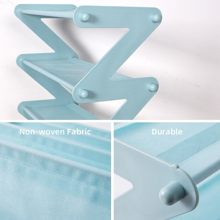 Minimal Z Adjustable Desk Organizer and Shoe Rack