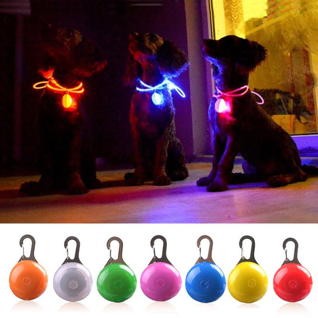 LED Flash Dog Collar Pendant |
