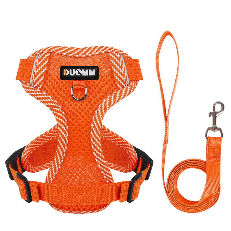 Reflective Harness and Leash Set for Small Dogs - AirFlex