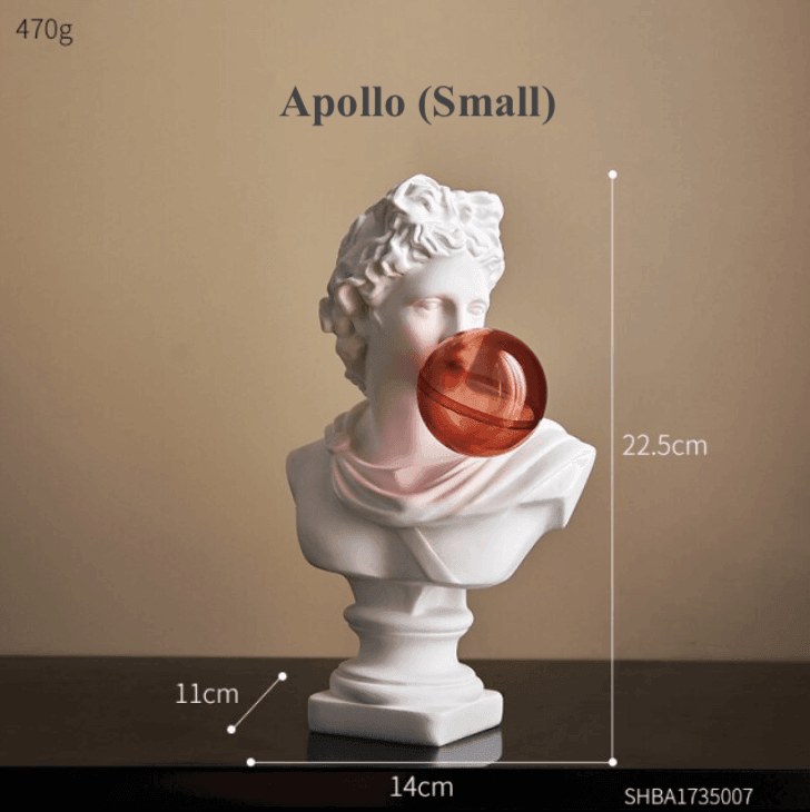 Resin Greek abstract sculpture
