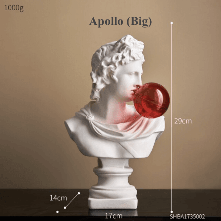 Resin Greek abstract sculpture