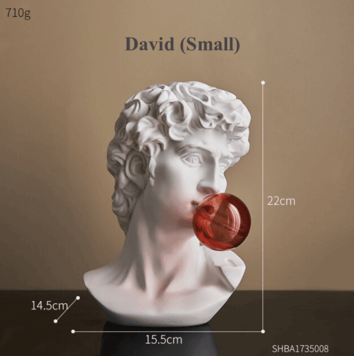 Resin Greek abstract sculpture
