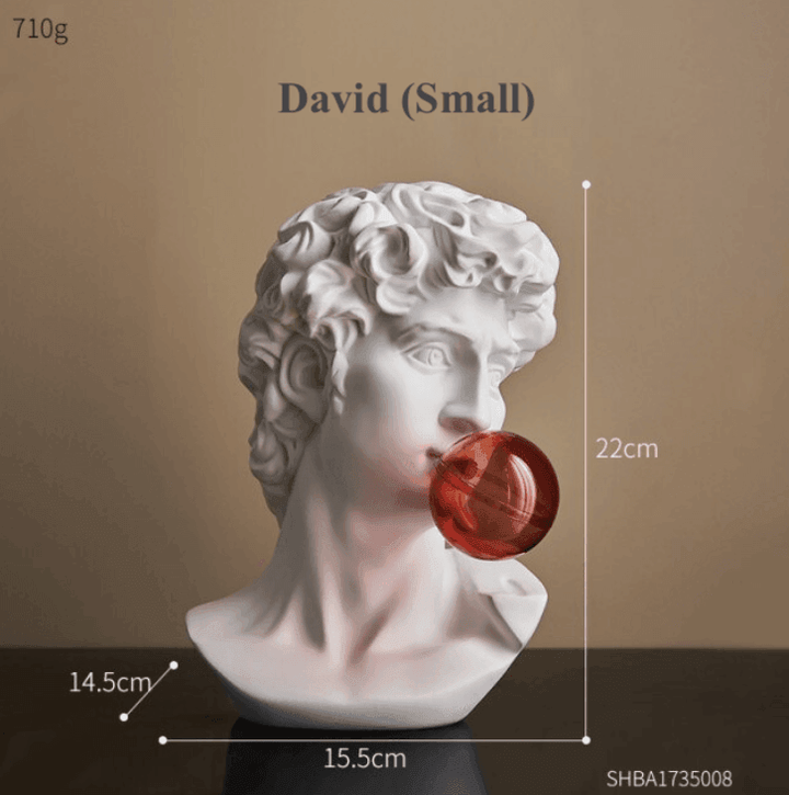 Resin Greek abstract sculpture