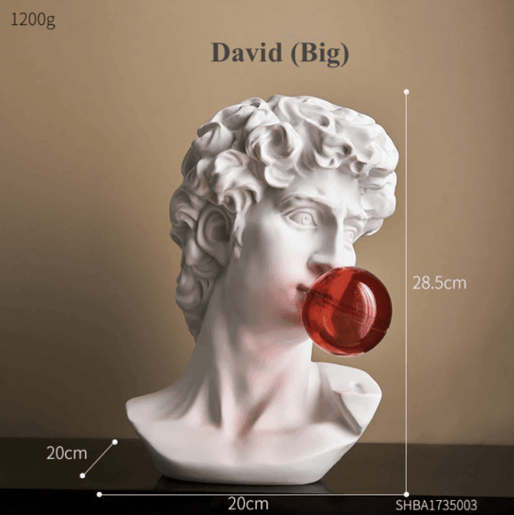 Resin Greek abstract sculpture