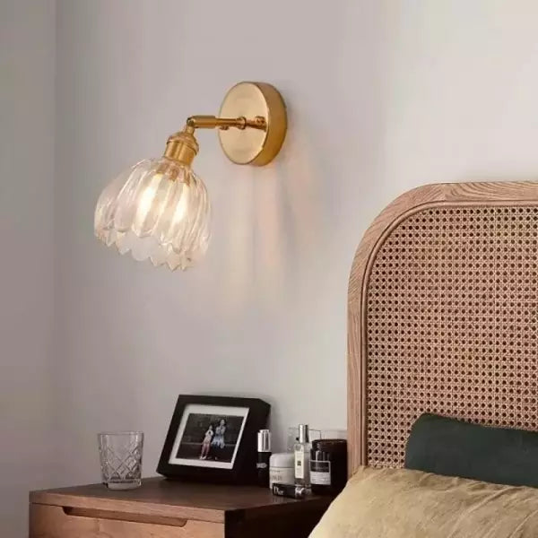 Retro – Wall Light Glass Tulip Bud