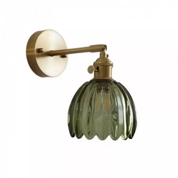 Retro – Wall Light Glass Tulip Bud