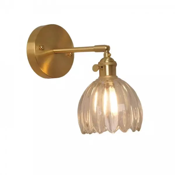 Retro – Wall Light Glass Tulip Bud
