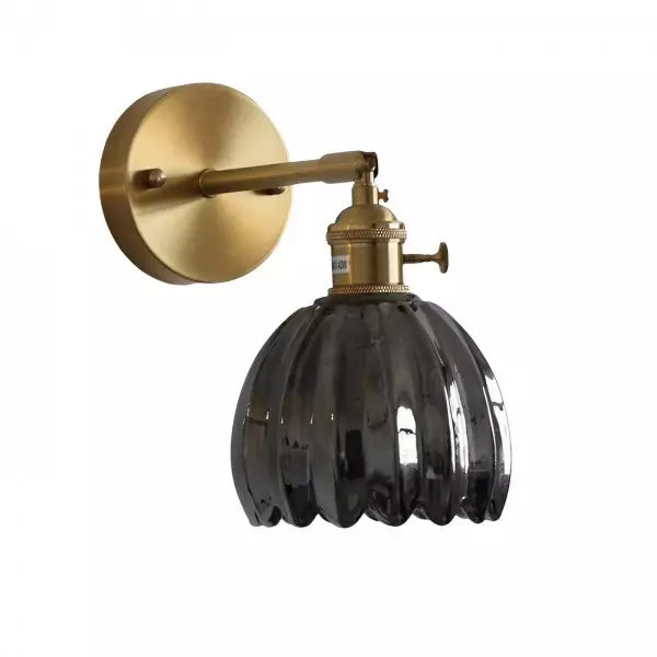 Flower Bud Tulip Glass Wall Light
