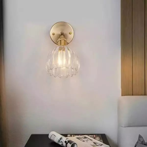 Retro – Wall Light Glass Tulip Bud