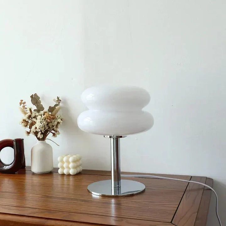 Retro Macaron Table Lamp made of colored glass