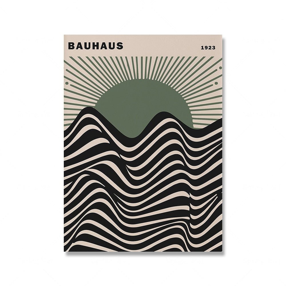 Sage Green Matisse Yayoi Kusama Exhibition Poster