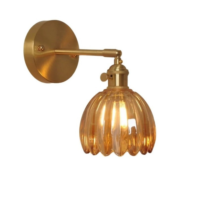 Retro – Wall Light Glass Tulip Bud