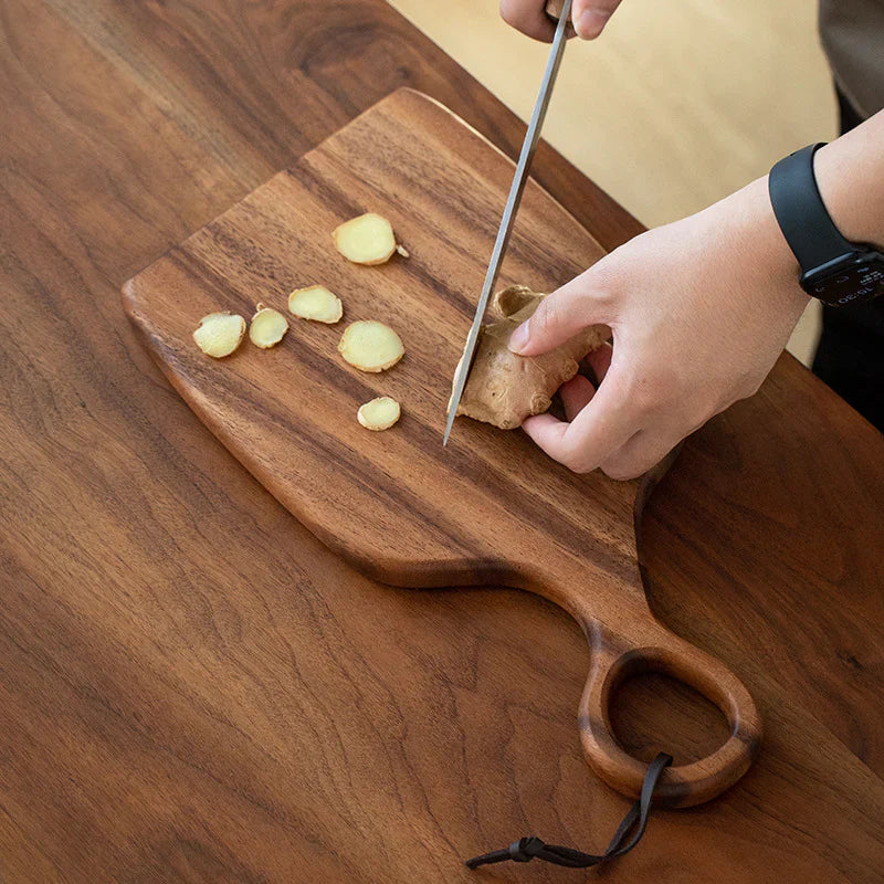 WaldenCraft Walnut Cutting Board – Luxurious Double-Sided Cutting &amp; Serving Board