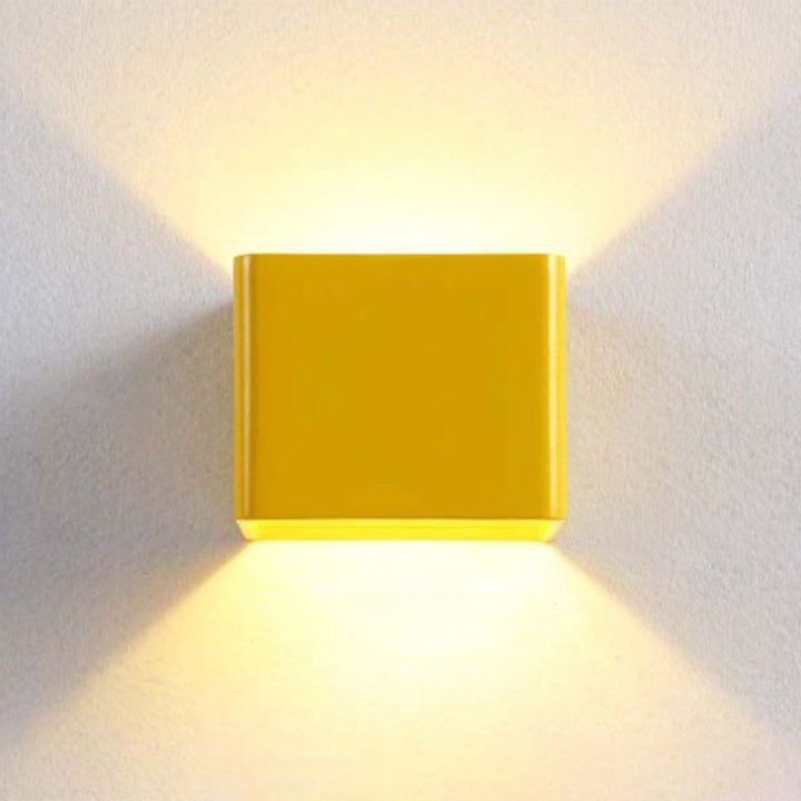 Modern square wall light