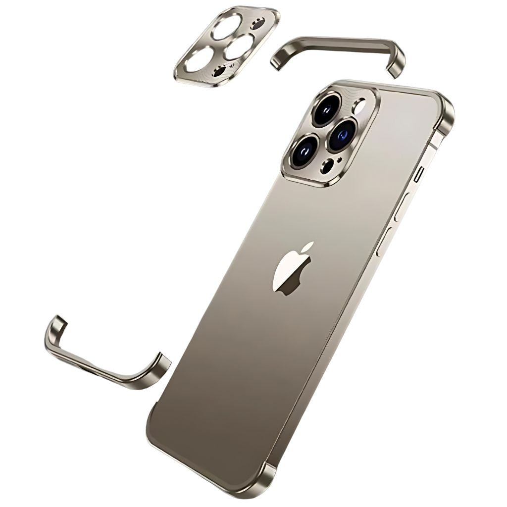 Phone Case Minimalist Slim Protective Metal Cover