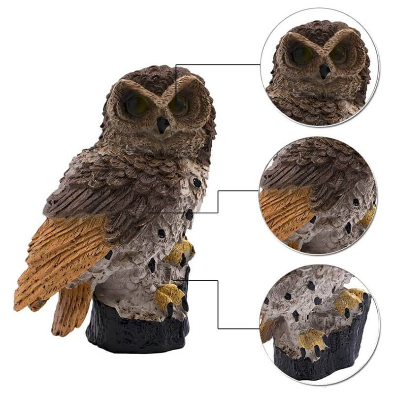 Barter | Garden lamp owls with solar energy