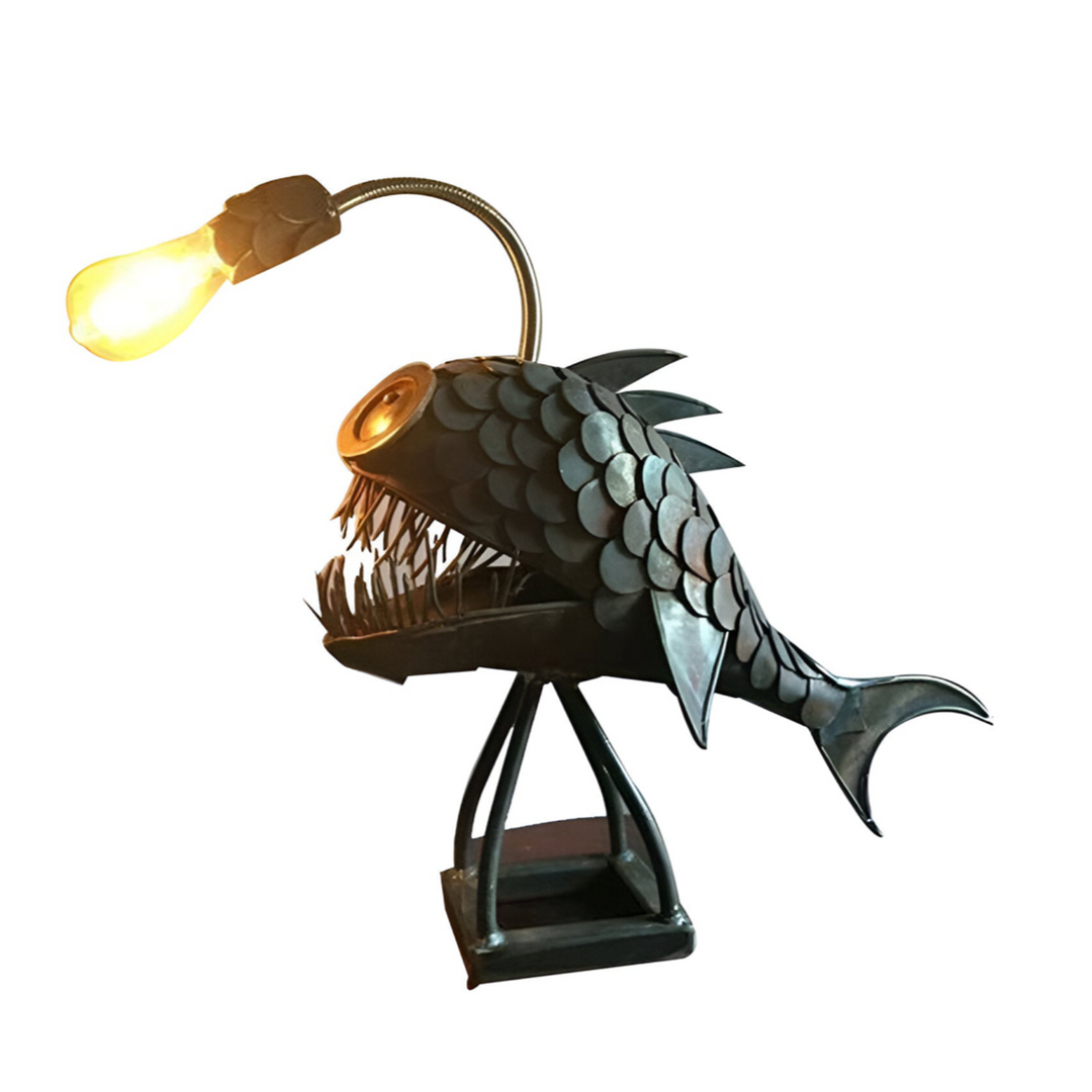 Steampunk Angler Fish Lamp – Cool &amp; Unusual Floor Lamp for Your Home