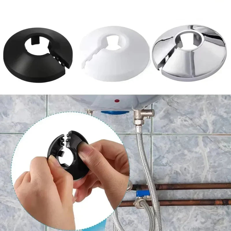 Snap-On Plumbing Cover for Valves Faucet Radiator Pipe Collar Cover |