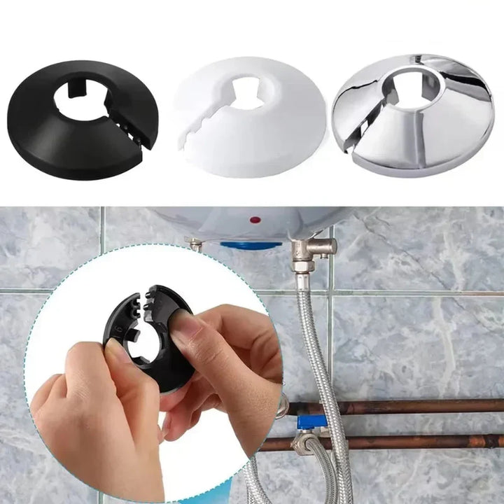 Snap-On Plumbing Cover for Valves Faucet Radiator Pipe Collar Cover |