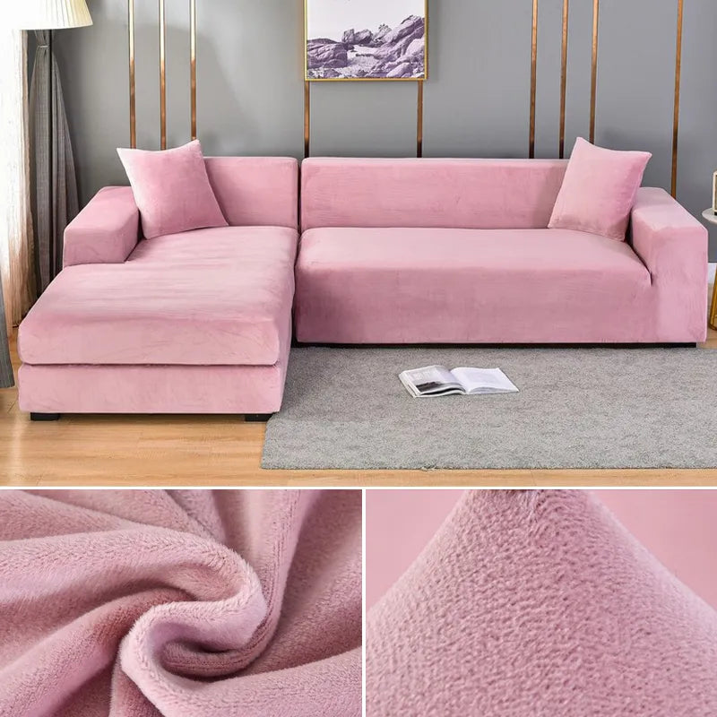 Sofa Cover Velvet Stretch Washable Protector