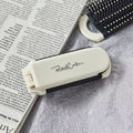 Portable mini air cushion comb with removable mirror