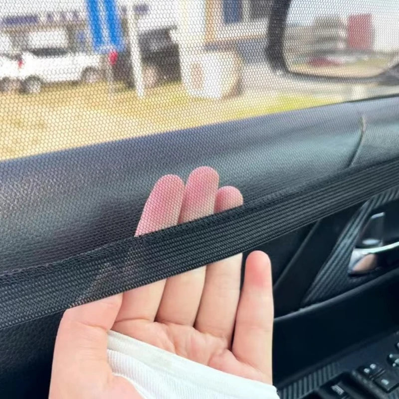 Car protection net: Sun protection &amp; thermal insulation