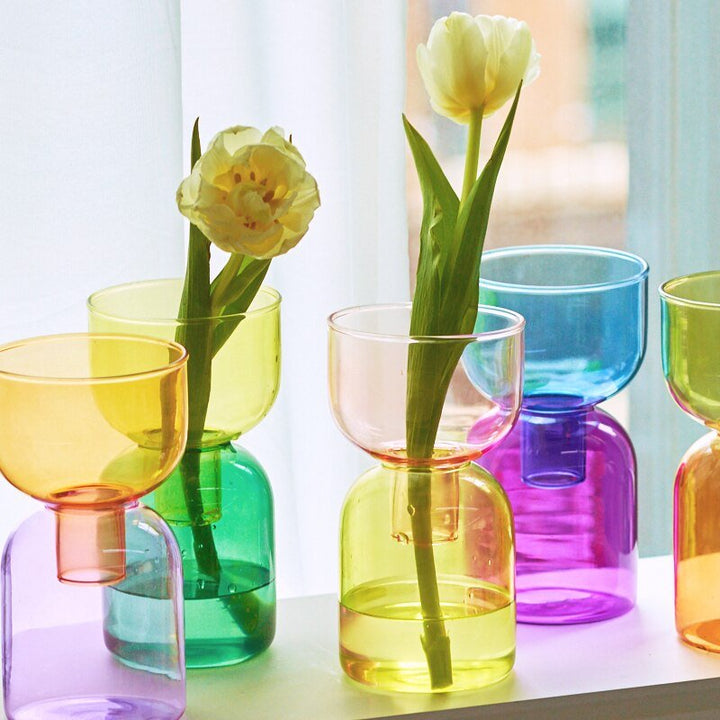Two-Piece Mini Bud Vase Terrarium Set
