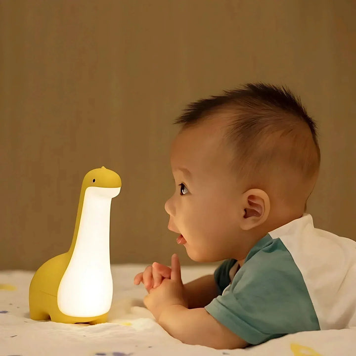 LED Dinosaur Night Light for Kids with Soft Glow