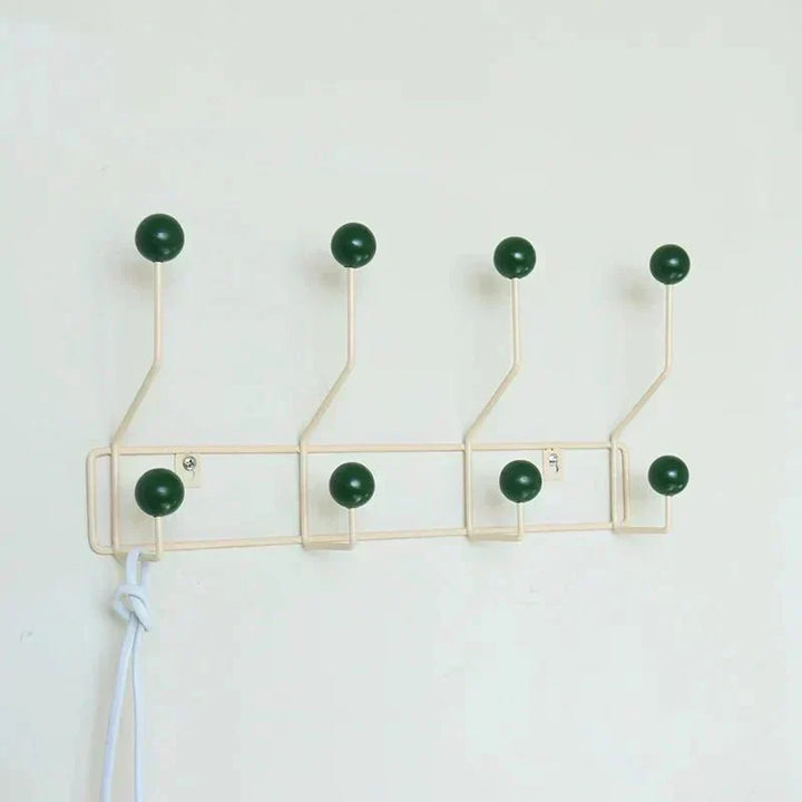 Vintage Coat Hooks Metal Set - Classic Wardrobe for Coats and Accessories