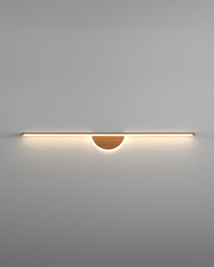 Modern Wall Lamp made of Wooden Arch