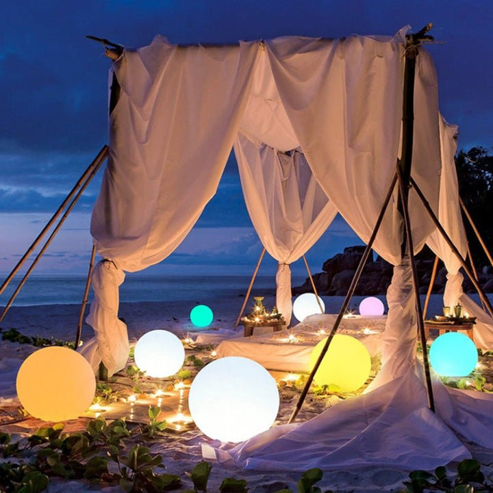 Outdoor Globe Light - Wireless, Weatherproof, 16 colors LED Ball Light