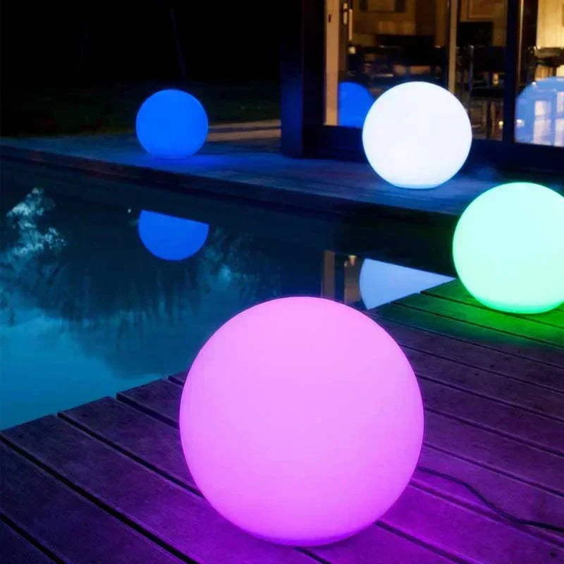 Outdoor Globe Light - Wireless, Weatherproof, 16 colors LED Ball Light