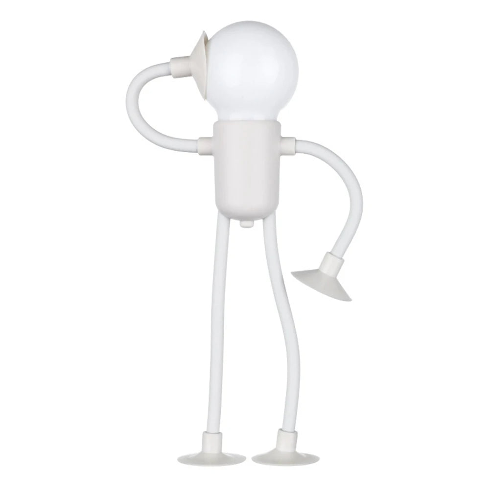 Creative Bendable Cartoon Night Light with Suction