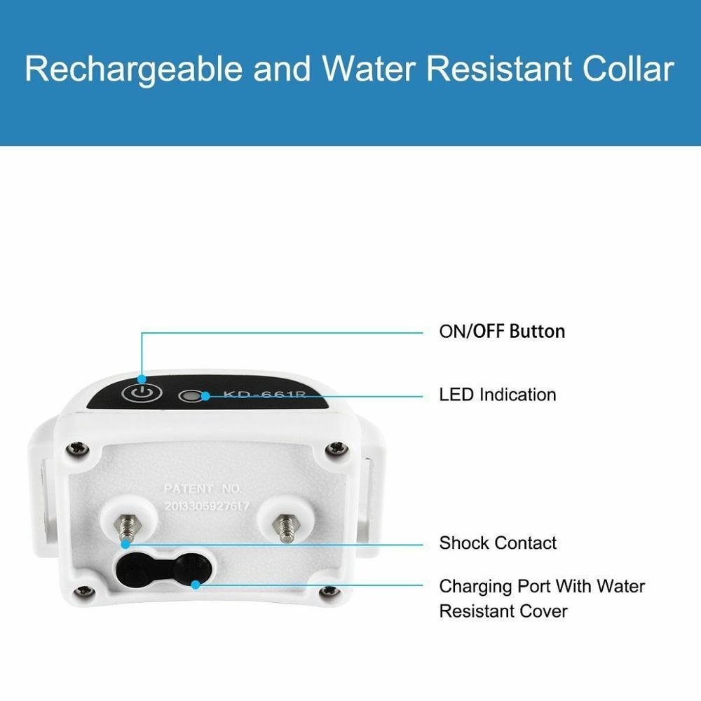 Wireless Dog Fence System – Rechargeable Waterproof Collar for Safe Boundaries